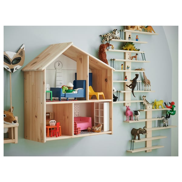FLISAT doll’s house/wall shelf, 58x59x22 cm
