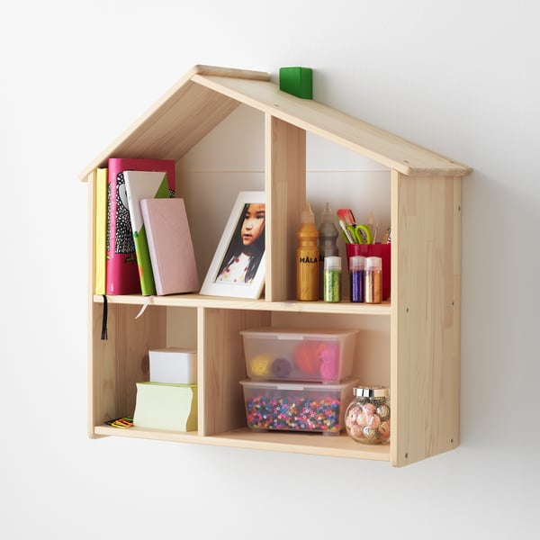 FLISAT doll’s house/wall shelf, 58x59x22 cm