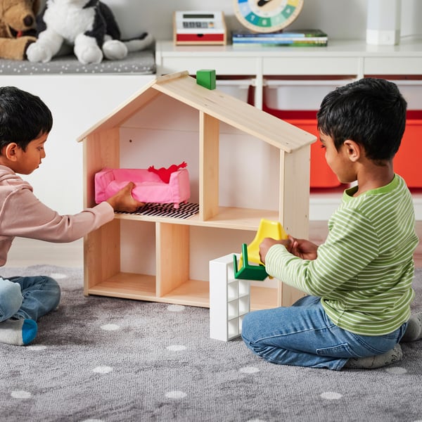 FLISAT doll’s house/wall shelf, 58x59x22 cm