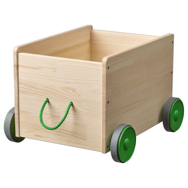 FLISAT toy storage with wheels, 44x39 cm