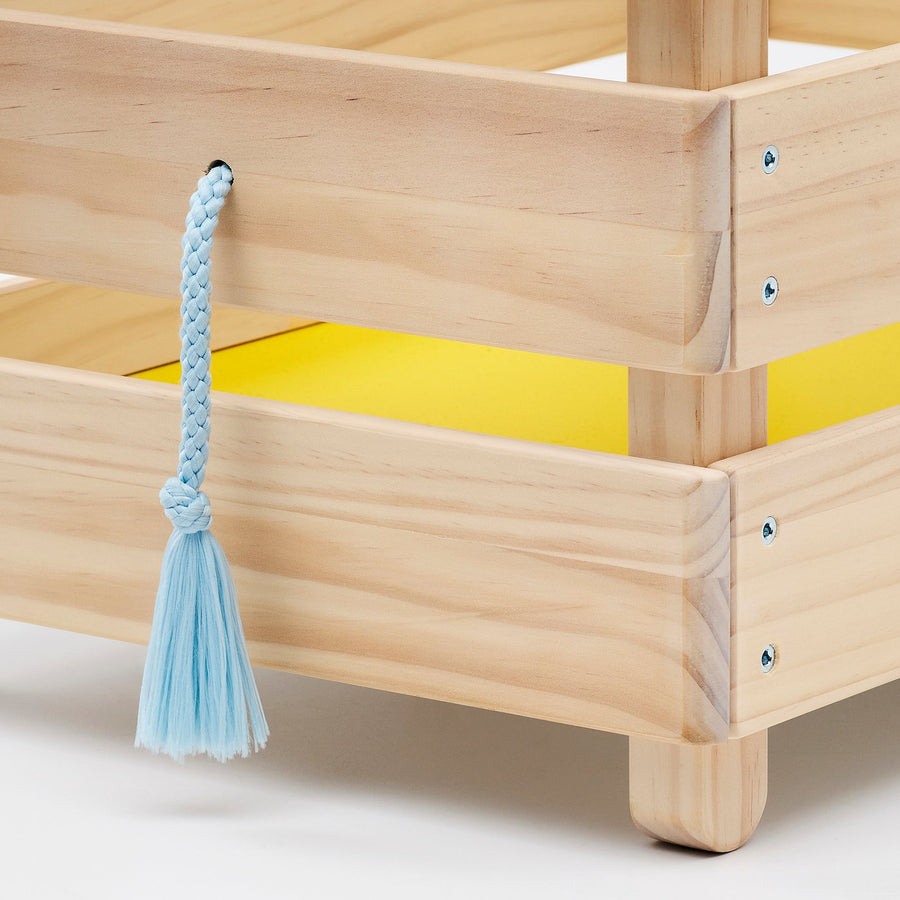 FLISAT toy storage with wheels, 38x43x29 cm