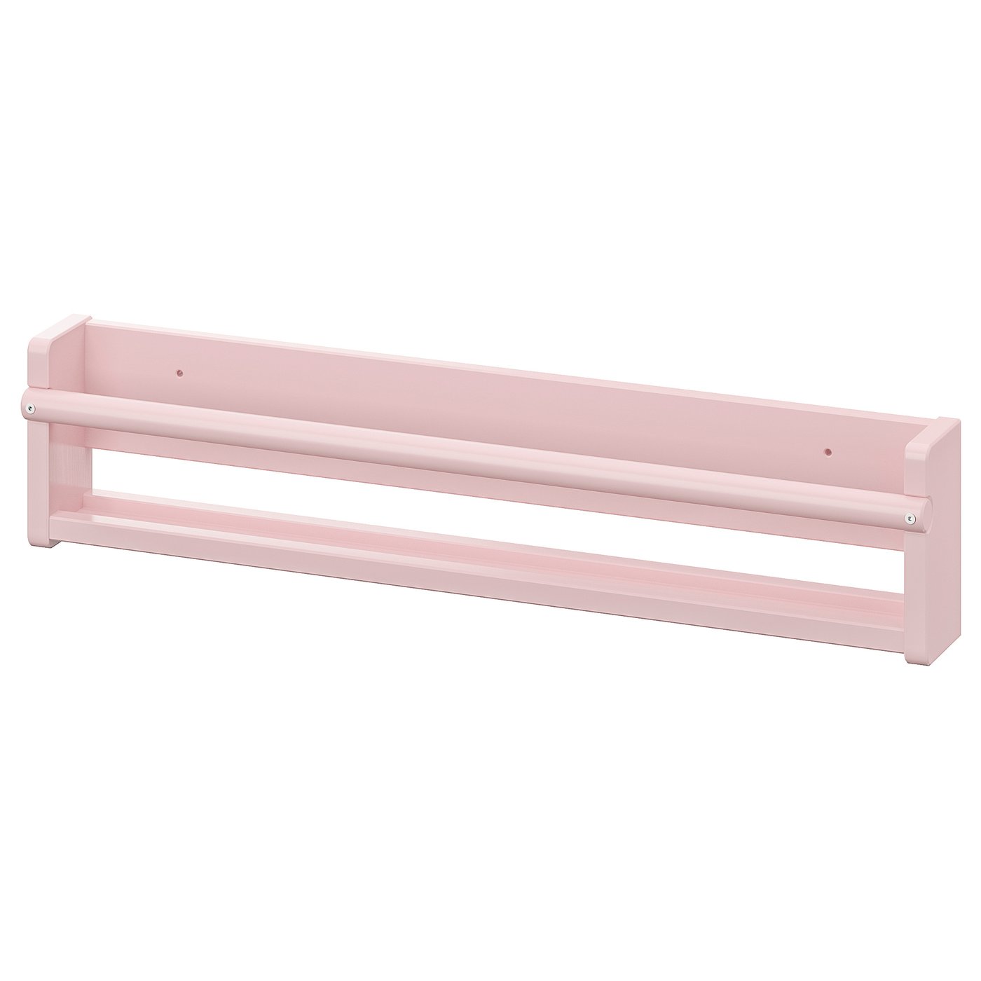FLISAT wall storage, pale pink, 70x16x9 cm