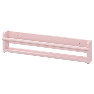 FLISAT wall storage, pale pink, 70x16x9 cm