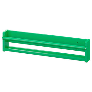 FLISAT wall storage, green, 70x16x9 cm