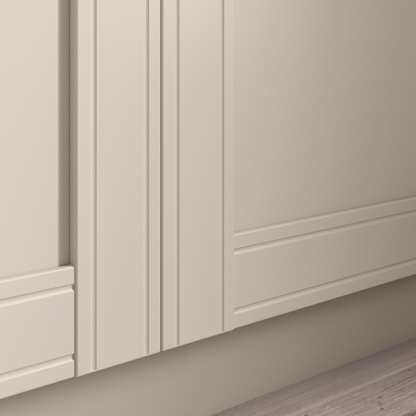 FLISBERGET door, light beige, 50x195 cm