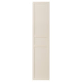 FLISBERGET door with hinges, light beige, 50x195 cm