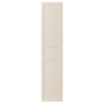 FLISBERGET door with hinges, light beige, 50x195 cm