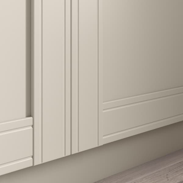 Ikea FLISBERGET - Door with hinges, light beige, 50x229 cm