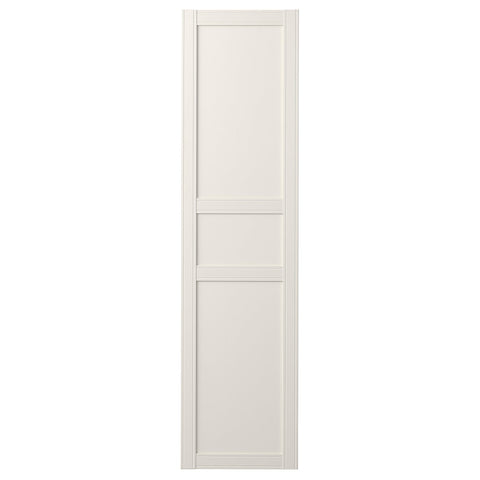 FLISBERGET door with hinges, off-white, 50x195 cm