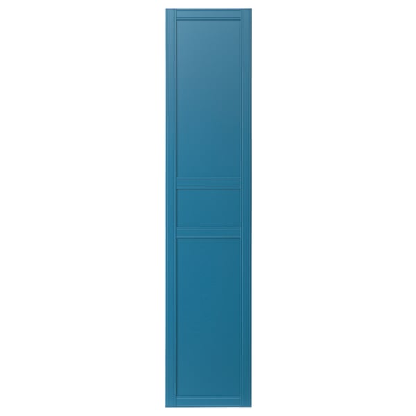 FLISBERGET Door with hinges - blue 50x229 cm , 50x229 cm