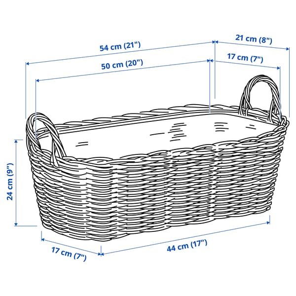 FLODBJÖRK - FLODBJÖRK Flower box, in/outdoor light grey-brown, 54x21 cm