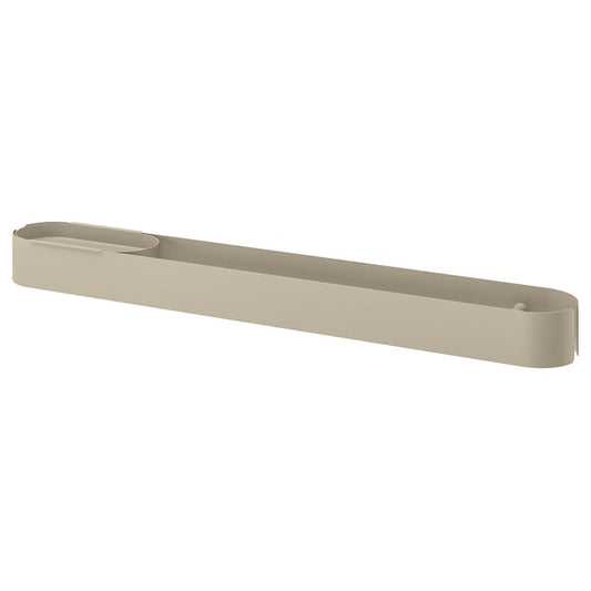 FLORSJÖN towel rack, beige, 62 cm