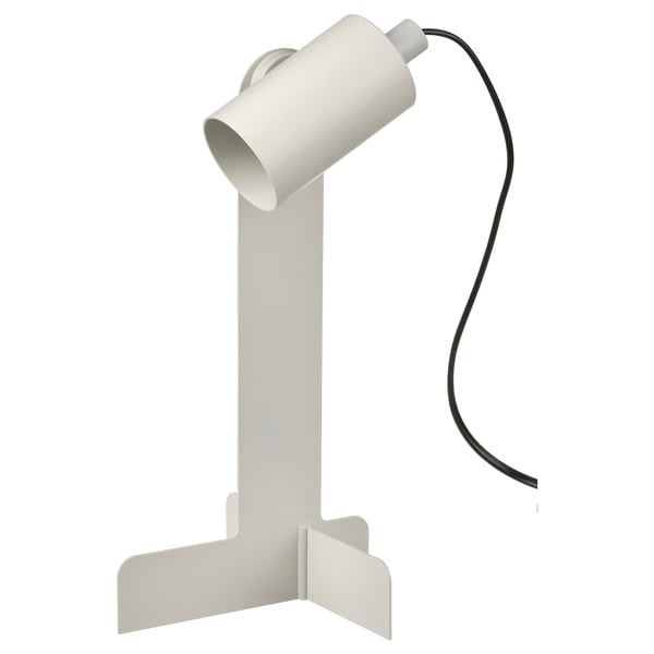 FLOTTILJ desk lamp, beige, 15x16 cm