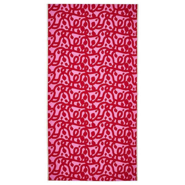 Ikea FLUGBLOMSTER - Pre-cut fabric, pink, 150x300 cm