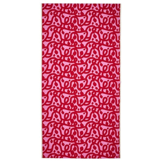 Ikea FLUGBLOMSTER - Pre-cut fabric, pink, 150x300 cm