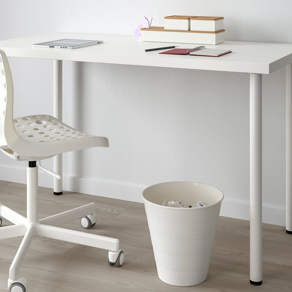 FNISS waste bin, white, 10 l