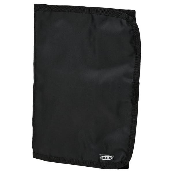 FODERSKOPA cable organizer bag, black, 25x53 cm
