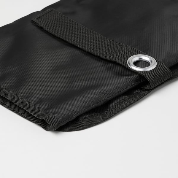 FODERSKOPA cable organizer bag, black, 25x53 cm