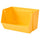 FODERTRÅG - FODERTRÅG Organiser for desk/wall, bright yellow, 25x18x15 cm