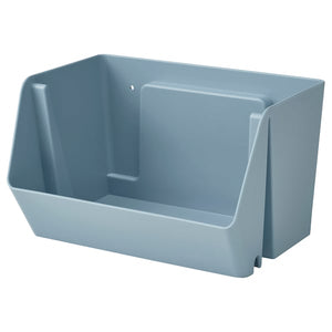 FODERTRÅG organiser for desk/wall, grey-blue, 25x18x15 cm