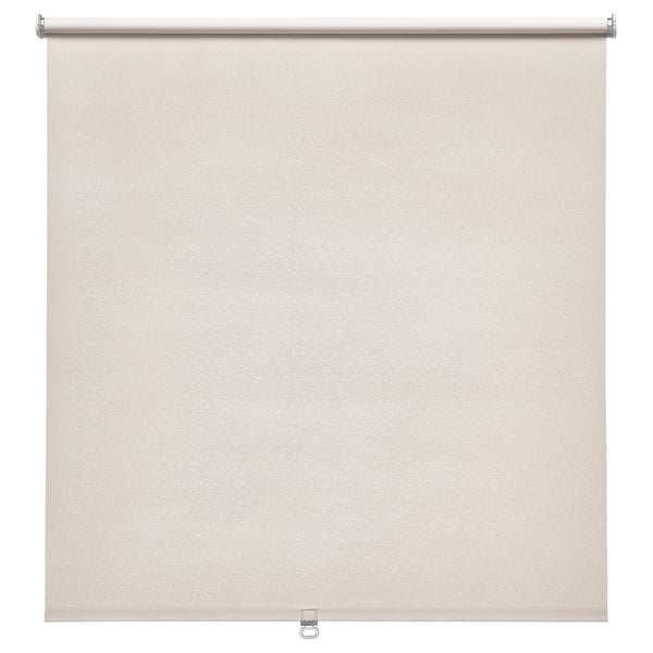 FÖNSTERBLAD - FÖNSTERBLAD Block-out roller blind, beige, 100x155 cm