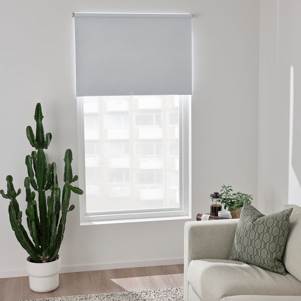 FÖNSTERBLAD block-out roller blind, white, 120x155 cm