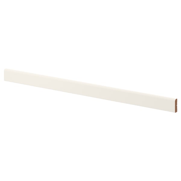 FÖRBÄTTRA rounded deco strip/moulding, off-white, 221 cm