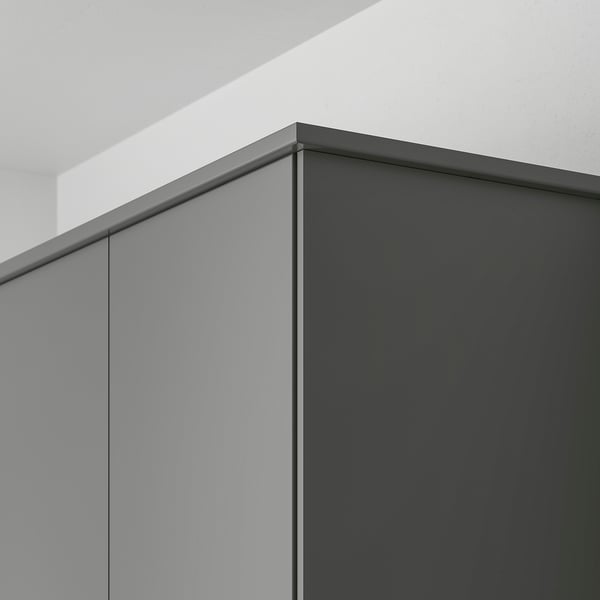 FÖRBÄTTRA - FÖRBÄTTRA Rounded deco strip/moulding, dark grey, 221 cm
