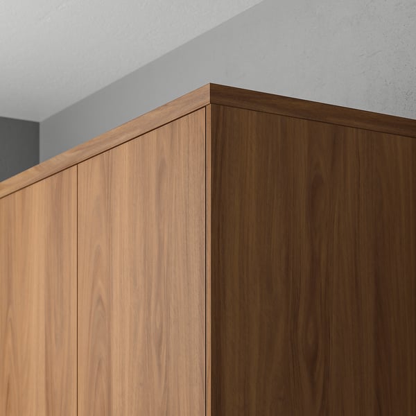 FÖRBÄTTRA deco strip, brown walnut effect, 221 cm