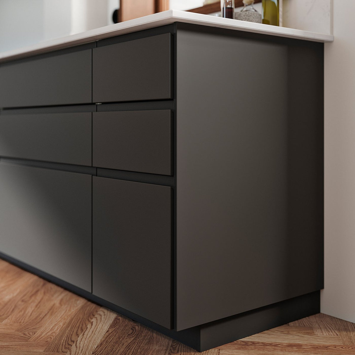 FÖRBÄTTRA cover panel, dark grey, 39x81 cm