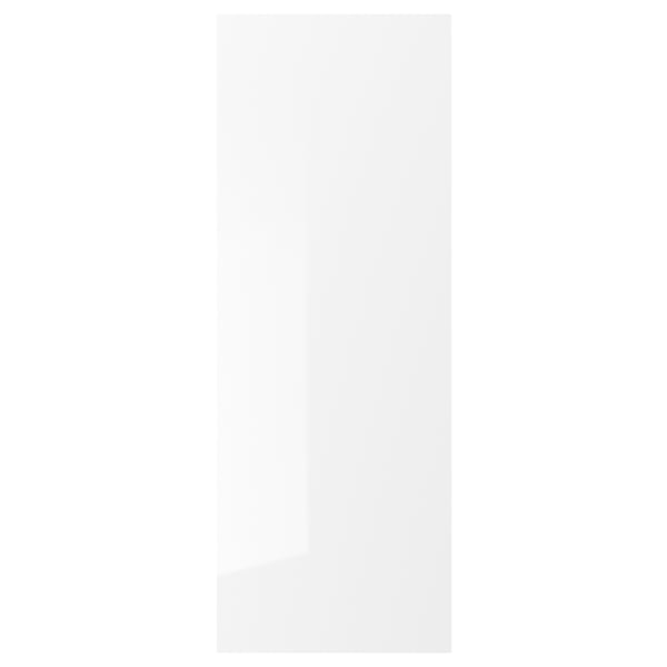 FÖRBÄTTRA cover panel, high-gloss white, 39x106 cm