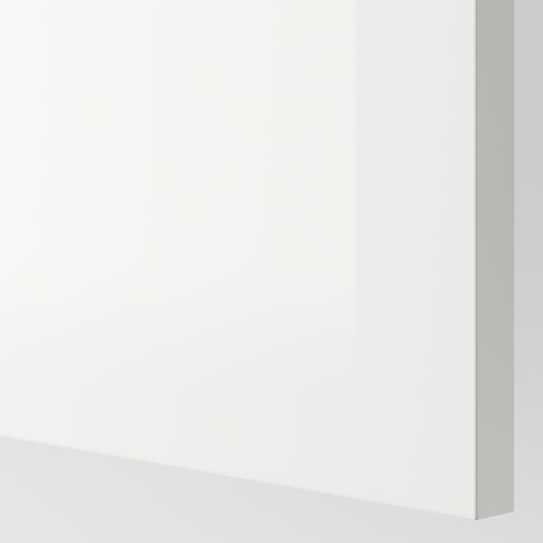 FÖRBÄTTRA cover panel, high-gloss white, 39x86 cm