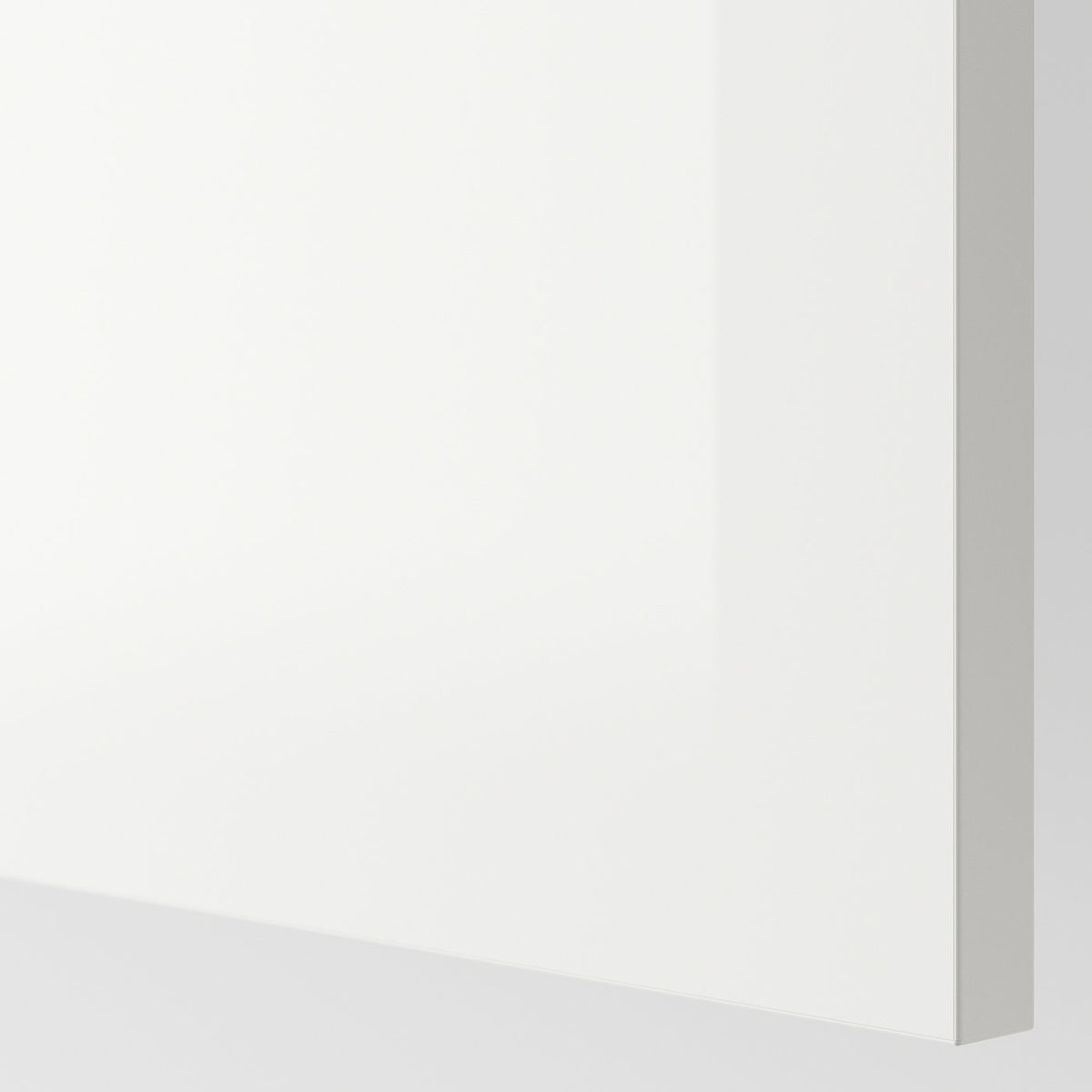 FÖRBÄTTRA cover panel, high-gloss white, 39x81 cm
