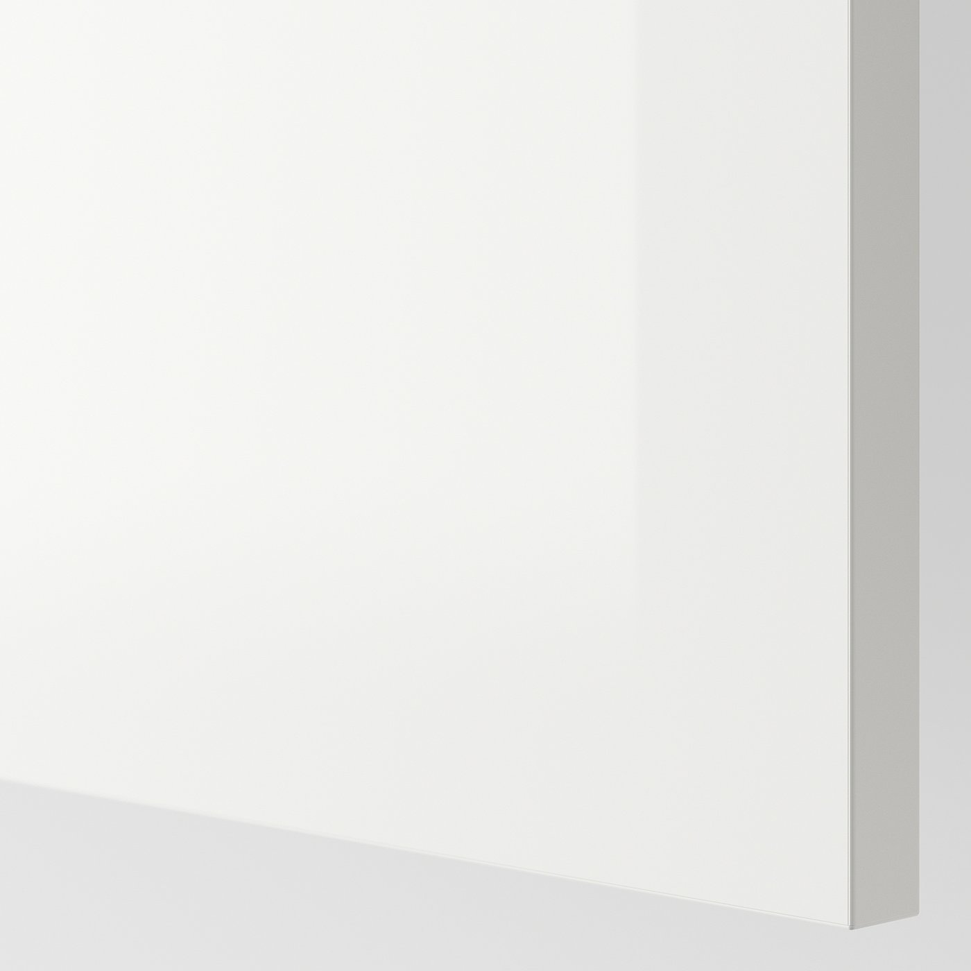 FÖRBÄTTRA cover panel, high-gloss white, 39x81 cm