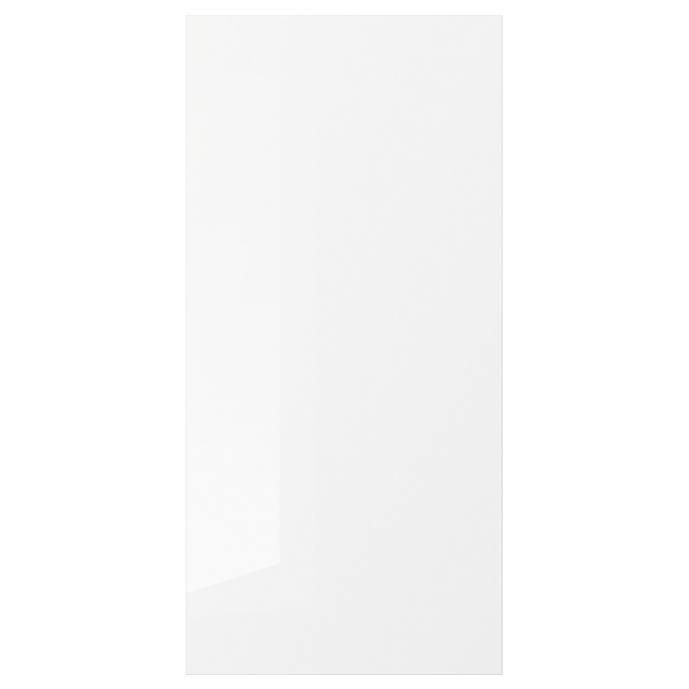 FÖRBÄTTRA cover panel, high-gloss white, 39x81 cm