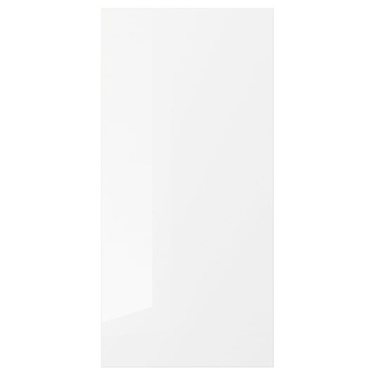 FÖRBÄTTRA cover panel, high-gloss white, 39x81 cm