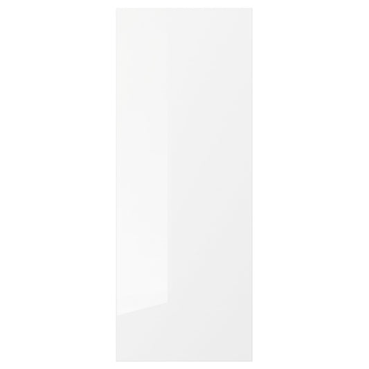 FÖRBÄTTRA cover panel, high-gloss white, 39x101 cm