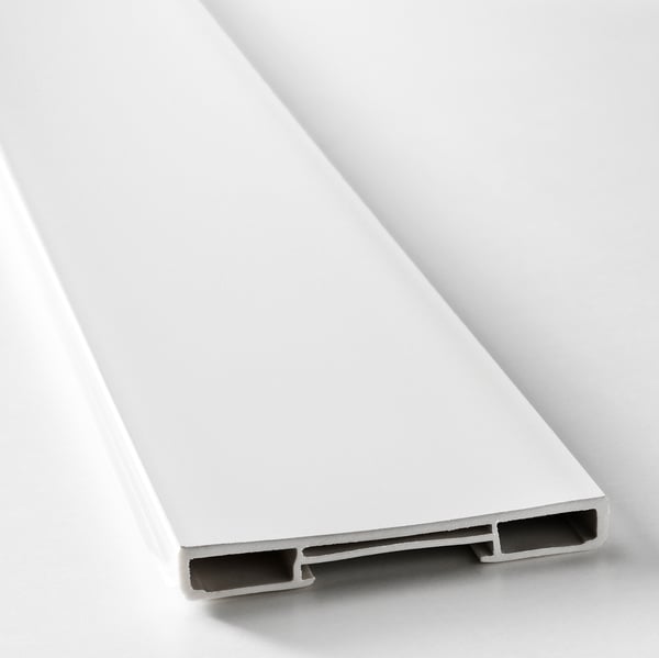 FÖRBÄTTRA plinth, matt white, 220x8 cm