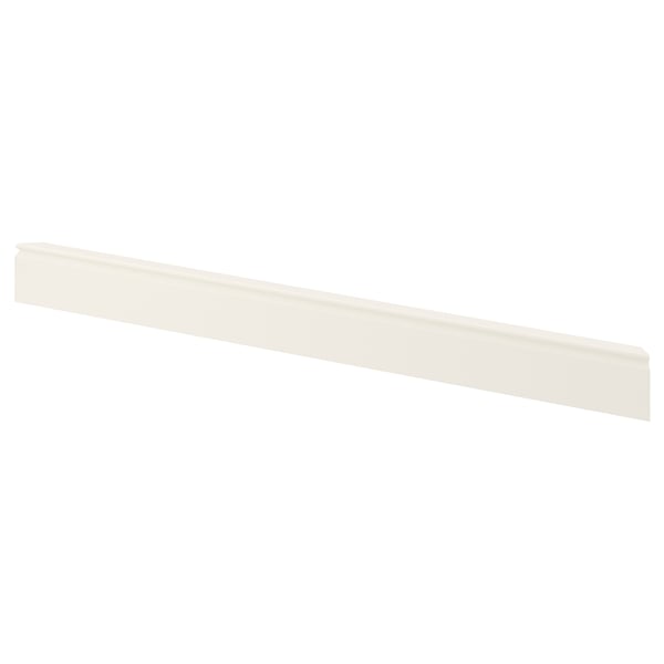 FÖRBÄTTRA decorative plinth, off-white, 221x8 cm