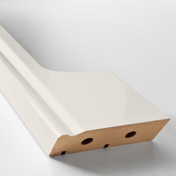 FÖRBÄTTRA - FÖRBÄTTRA Decorative plinth with cut-out, off-white, 66x8 cm