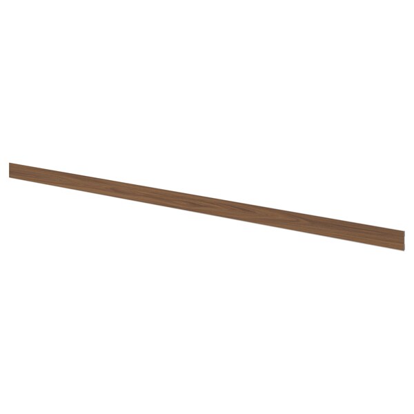 FÖRBÄTTRA plinth, brown walnut effect, 220x8 cm