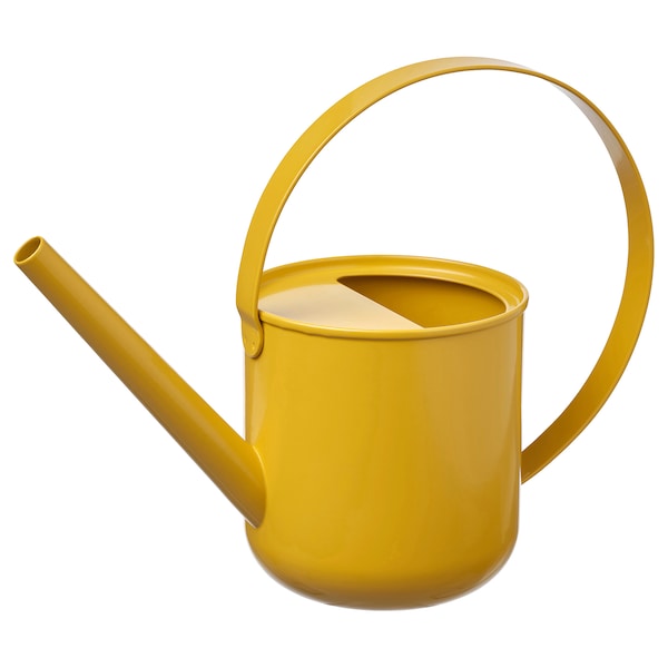 FÖRENLIG - Watering can, yellow, 1.5 l