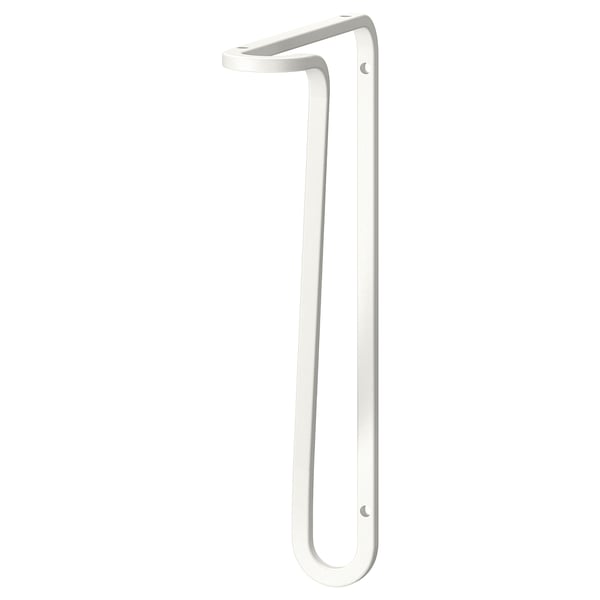 FÖRLÄGGARE bracket, white, 18x25 cm