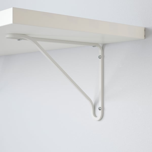 FÖRLÄGGARE bracket, white, 18x25 cm