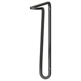 FÖRLÄGGARE bracket, black, 18x25 cm