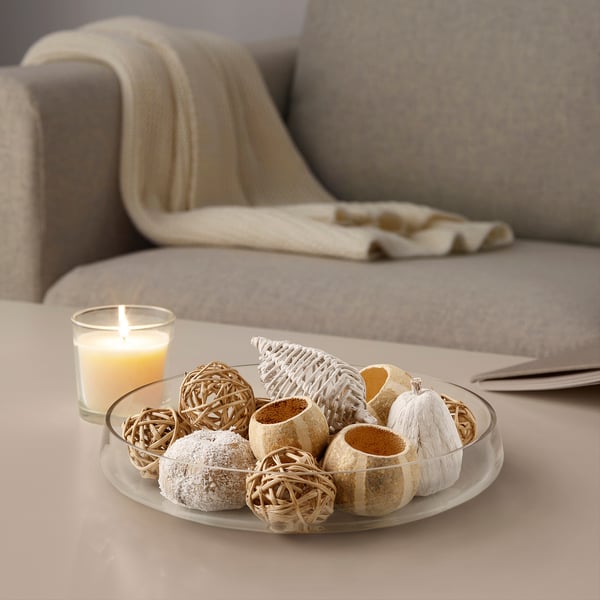 FÖRLÅTLIG potpourri in a bag, natural/white