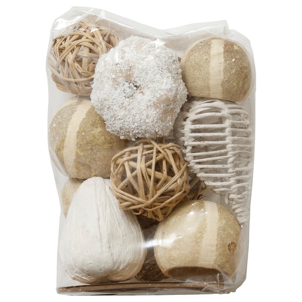 FÖRLÅTLIG potpourri in a bag, natural/white