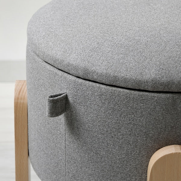 FÖRLUNDA - Ottoman, with storage/Tonerud grey