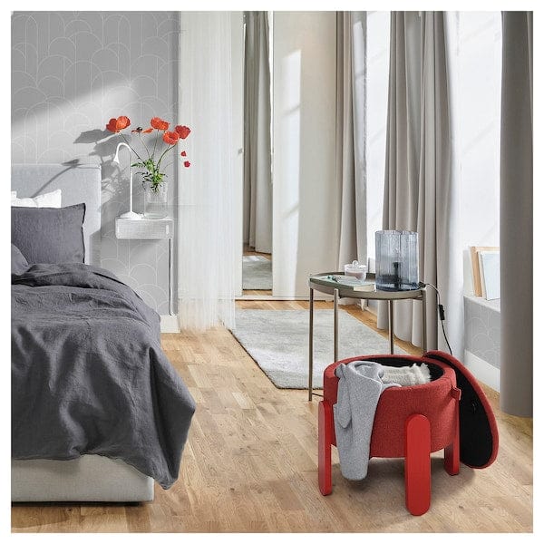 Ikea FÖRLUNDA - Pouf, with storage/Tonerud red