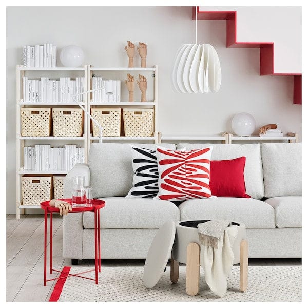 Ikea FÖRLUNDA - Pouf, with storage/Vissle beige